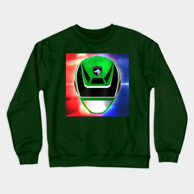 SPD 3 GREEN RANGER - BRIDGE CARSON POWER RANGERS SPD Crewneck Sweatshirt by TSOL Games